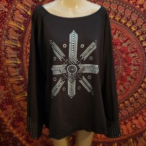 *host pick* Spirited-Randolph Duke studded top 3X